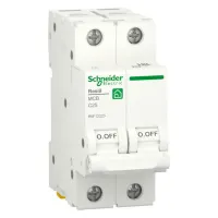 Автоматический выключатель Schneider Electric Resi9 2P 25А (C) 6кА, R9F12225