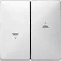 Клавиша для жалюзийного выключателя Schneider Electric MERTEN SYSTEM DESIGN, белый, MTN411519