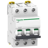 Автоматический выключатель Schneider Electric Acti9 3P 40А (C) 6кА, A9F79340