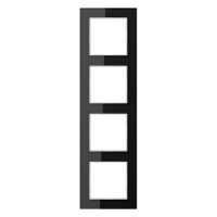 Рамка 4-ая стекло Jung A Creation Черный