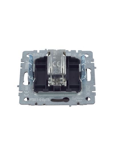 BRITE Розетка TV оконечная РТВ11-0-БрТБ темная бронза IEK