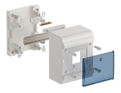 PRIME Корпус пластиковый ЩРН-П-4 модуля навесной белый IP41 IEK