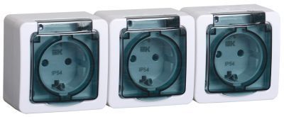 IEK  Гермес Plus  Дымч. Роз. 3-ая з/к ОП IP54 РСб23-3-ГПБд ERMP32-K03-16-54-EC