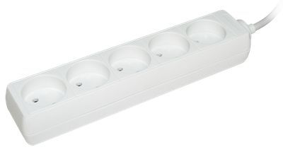 Удлинитель У5 5 мест без заземления 3м 2х0,75мм2 10А/250 IEK