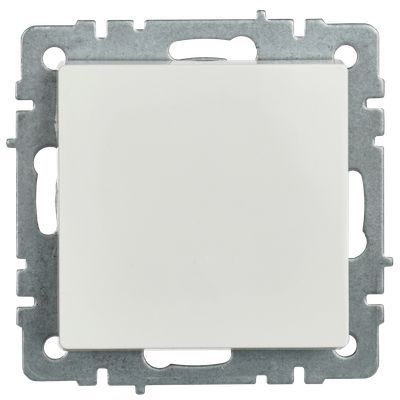 BRITE Выключатель 1-клавишный проходной 10А ВС10-1-6-БрБ белый IEK