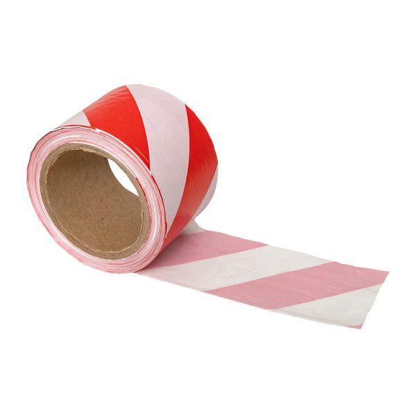 Лента оградительная ЛО "Красно-белая" 75x100 EKF Basic