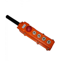 Пульт кноп. ПКТ-40Б У2, 5А, IP54, кнопка блокировка с/фикс. красн., стоп, вверх, вниз, влево, вправо