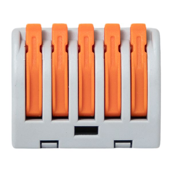 Клемма СМК 222-415 с рычагом 5 отверстий 0,08-2,5(4,0) мм2 EKF PROxima