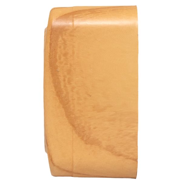 Розетка 2-местная ОП Минск 10А без заземления светлое дерево EKF