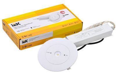 IEK ДПА-130, 140х140х20  IP20  3ч непостоянный