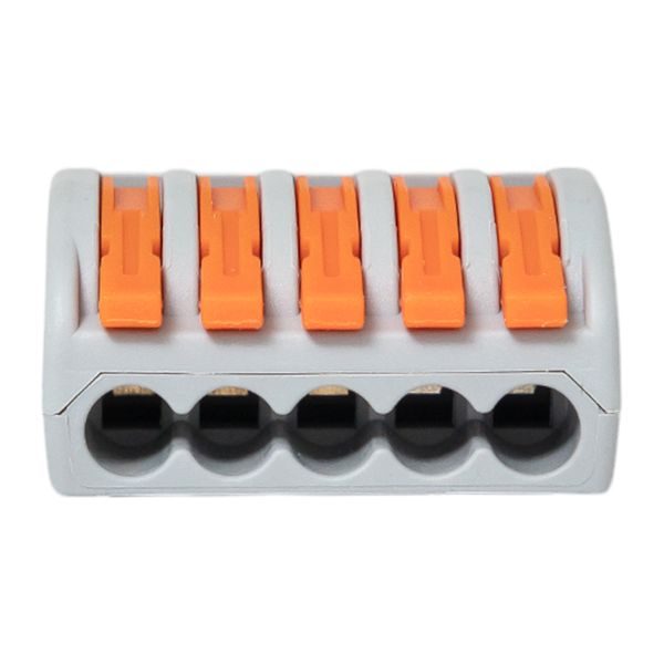 Клемма СМК 222-415 с рычагом 5 отверстий 0,08-2,5(4,0) мм2 EKF PROxima