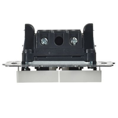 BRITE Выключатель 2-клавишный с индикацией 10А ВС10-2-1-БрБ белый IEK