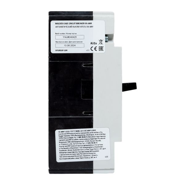 Выключатель автоматический ВА-99М 100/80А 3P 35кА EKF