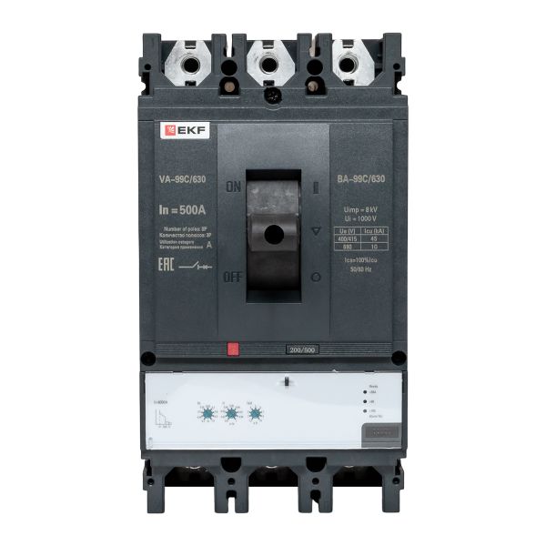 Выключатель автоматический ВА-99C 630/500А 3P 45кА EKF