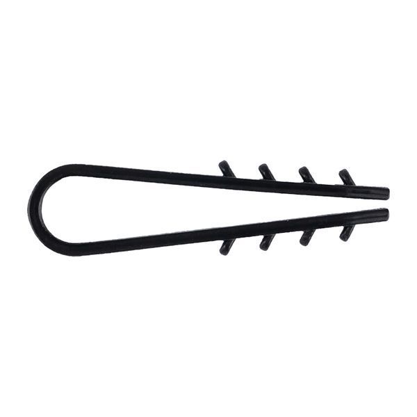 Дюбель-хомут для круглого кабеля (5-10мм) черный (50шт.) EKF PROxima