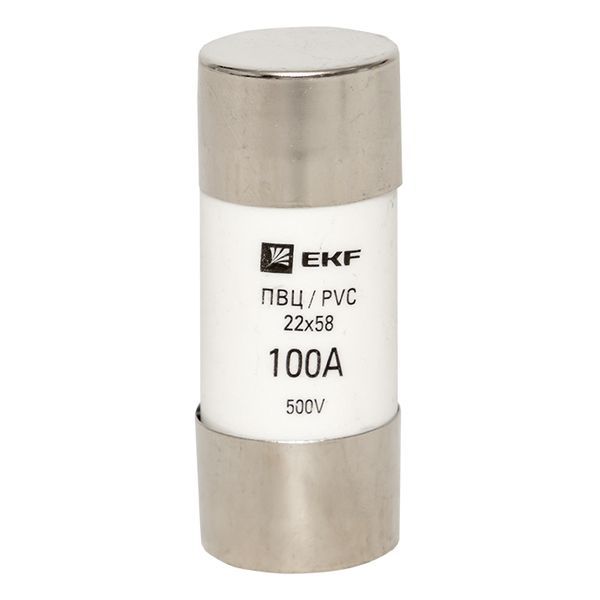 Плавкая вставка цилиндрическая ПВЦ (22x58) 100А EKF