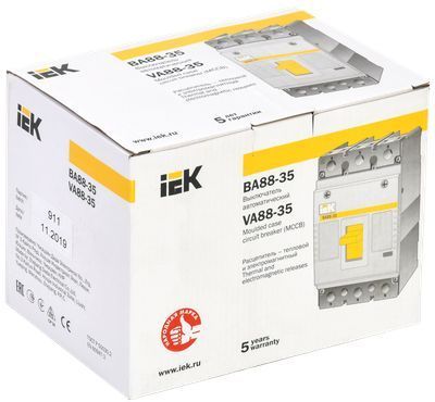 Выключатель автоматический ВА88-35 3Р 80А 35кА IEK