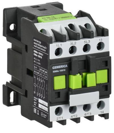 Контактор КМИе-10910 9А 24В/АС3 1NO GENERICA