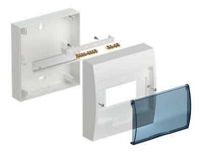 KREPTA 3 Корпус пластиковый ЩРН-П-8 IP41 белый IEK