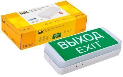 Светильник аварийный ДПА 5031-3 3ч универсальный 24м IP20 IEK