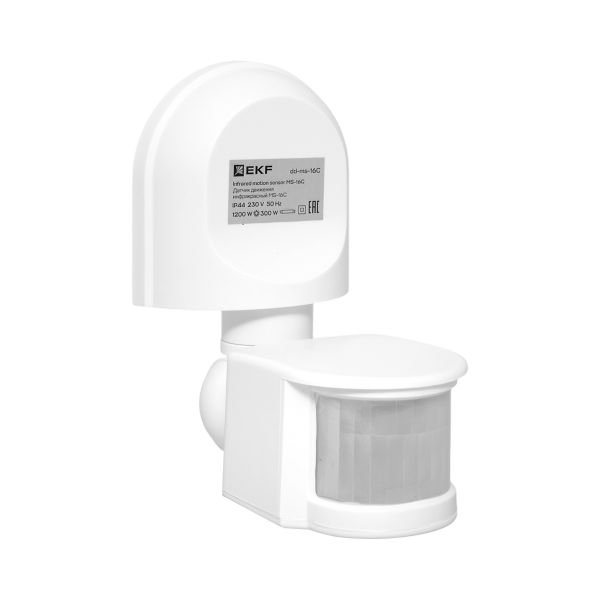 ИК датчик движения наст. 1200Вт 180гр. до 12м IP44 MS-16C EKF PROxima