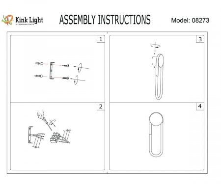 Бра Kink Light Канто 08273,33(4000K)