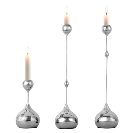 Подсвечник ArtHomeDecor DROP 6917 S SILVER
