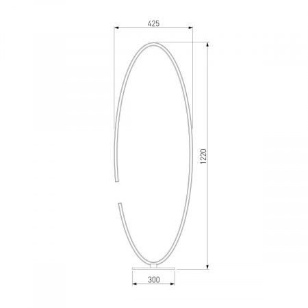 Торшер Eurosvet 80415/1 сатин-никель