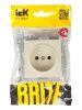 BRITE Розетка 1-местная без заземления без защитных шторок 10А РС10-1-0-БрКр бежевый IEK