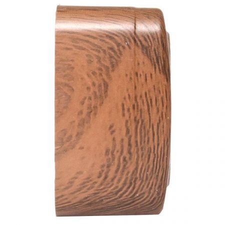 Розетка 2-местная ОП Минск 10А без заземления тёмное дерево EKF