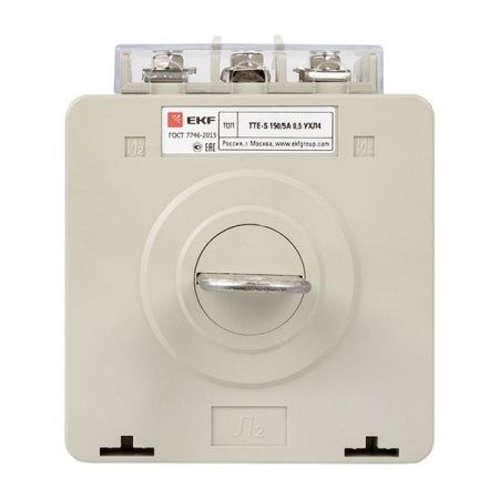 Трансформатор тока ТТЕ-A-150/5А с клеммой напряжения класс точности 0,5 EKF PROxima