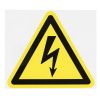 Знак пластик "Опасность поражения электрическим током" (Молния) (100x100) EKF PROxima