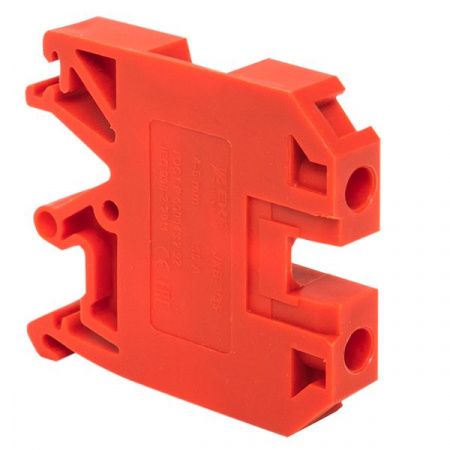 Клемма проходная винтовая JXB 4 мм2 красная EKF