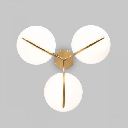 Подвесная светодиодная люстра Eurosvet Emisfero 50083/3 LED золото