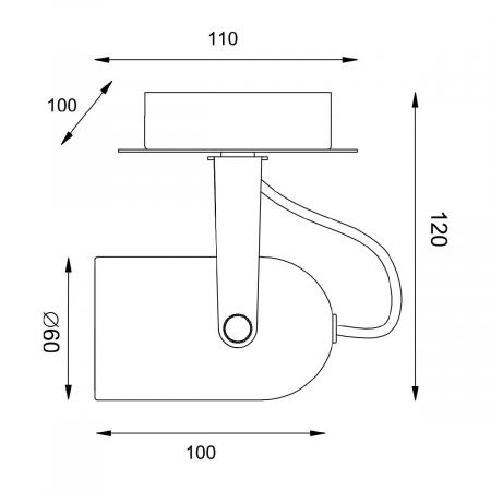 Спот Vele Luce Luigi VL8055S01