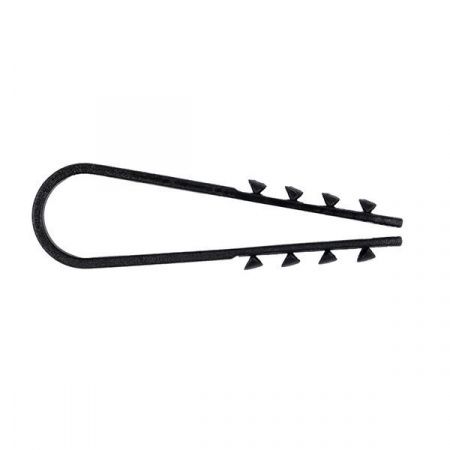 Дюбель-хомут для круглого кабеля (11-18мм) черный (50шт.) EKF PROxima