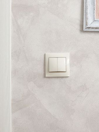 KVARTA Выключатель 2-клавишный 10А кер. ВС10-2-0-Км кремовый GENERICA