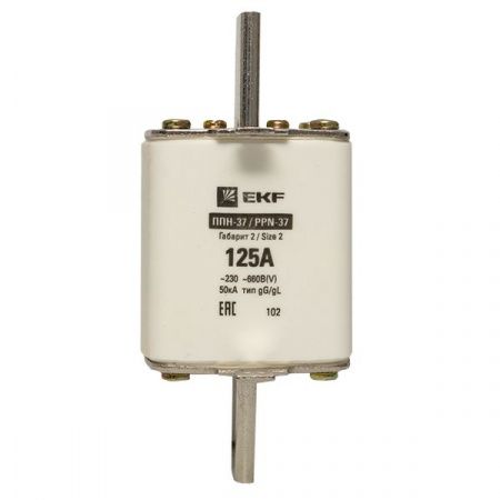Плавкая вставка ППН-37 400/125А габарит 2 EKF
