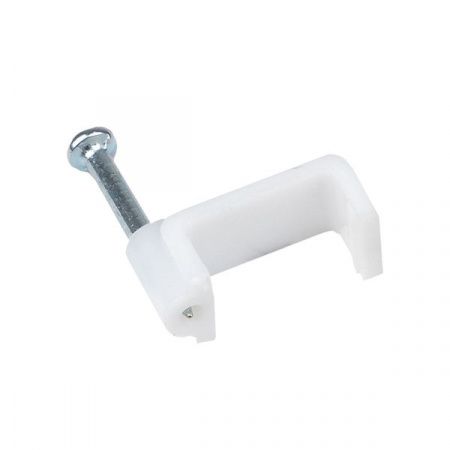 Скоба крепежная квадратная (плоская) (12мм.) (50шт.) EKF PROxima