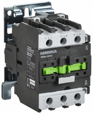 Контактор КМИе-34012 40А 230В/АС3 1NO;1NC GENERICA