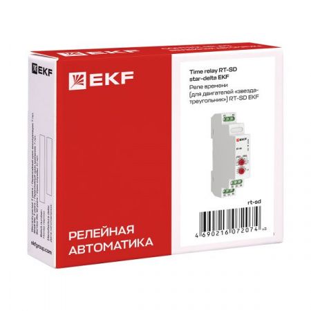 Реле времени (для двигателей "звезда-треугольник") RT-SD EKF PROxima