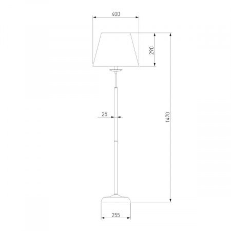 Торшер Eurosvet 01008/1 античная бронза