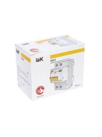 KARAT Дифференциальный автомат АД12 2P 25А 300мА тип AC IEK