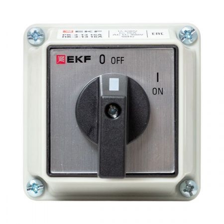 Переключатель кулачковый ПК-3-13 16А 3P "ВКЛ-ВЫКЛ" IP54 EKF PROxima