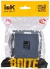 BRITE Розетка компьютерная RJ45 кат.5E РК10-БрМ маренго IEK