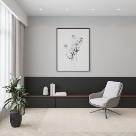 Кольцо декоративное Denkirs Inviz DK2085-BK