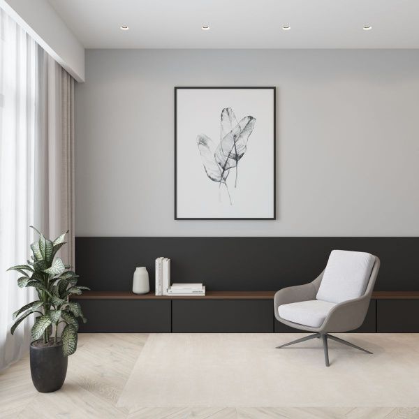 Кольцо декоративное Denkirs Inviz DK2085-BK