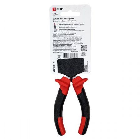 Длинногубцы изогнутые Master 160 мм EKF