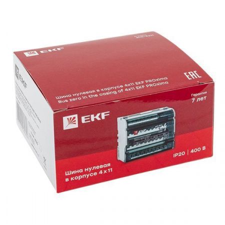 Шина нулевая в корпусе (4x11) EKF PROxima