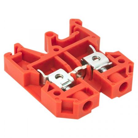 Клемма проходная винтовая JXB 4 мм2 красная EKF